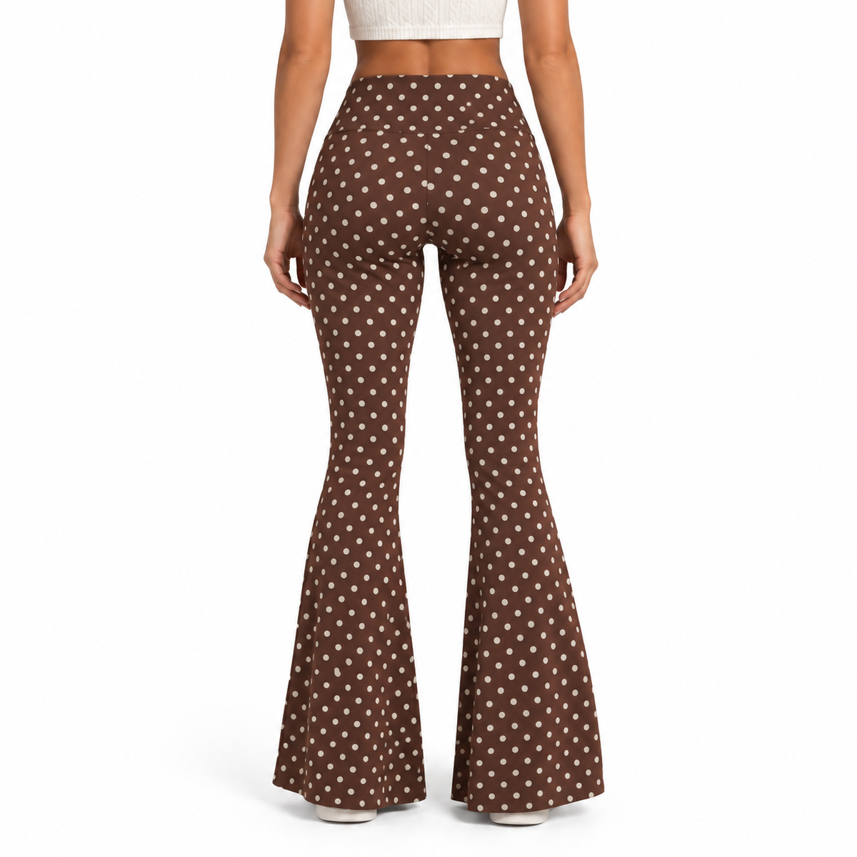 Pantalon Flare à pois