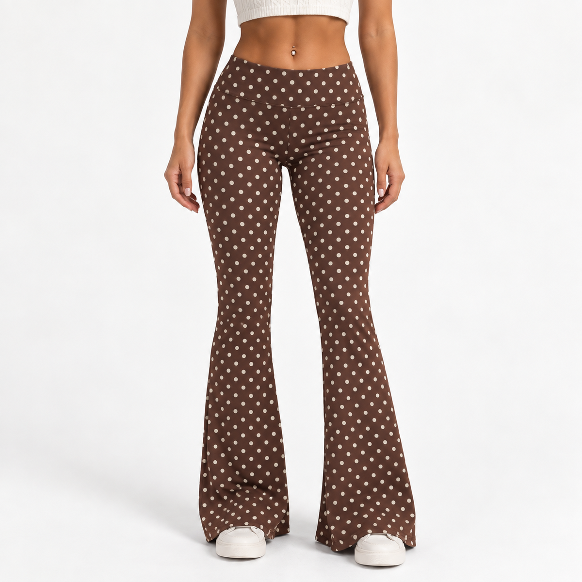 Pantalon Flare à pois